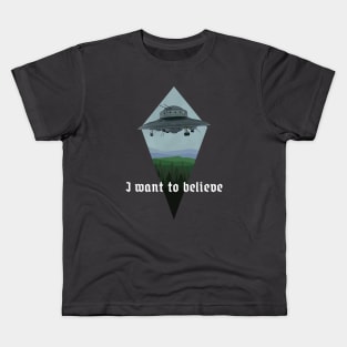 I Want To Believe In Haunebu II Kids T-Shirt